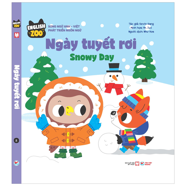 english zoo - ngày tuyết rơi - snowy day