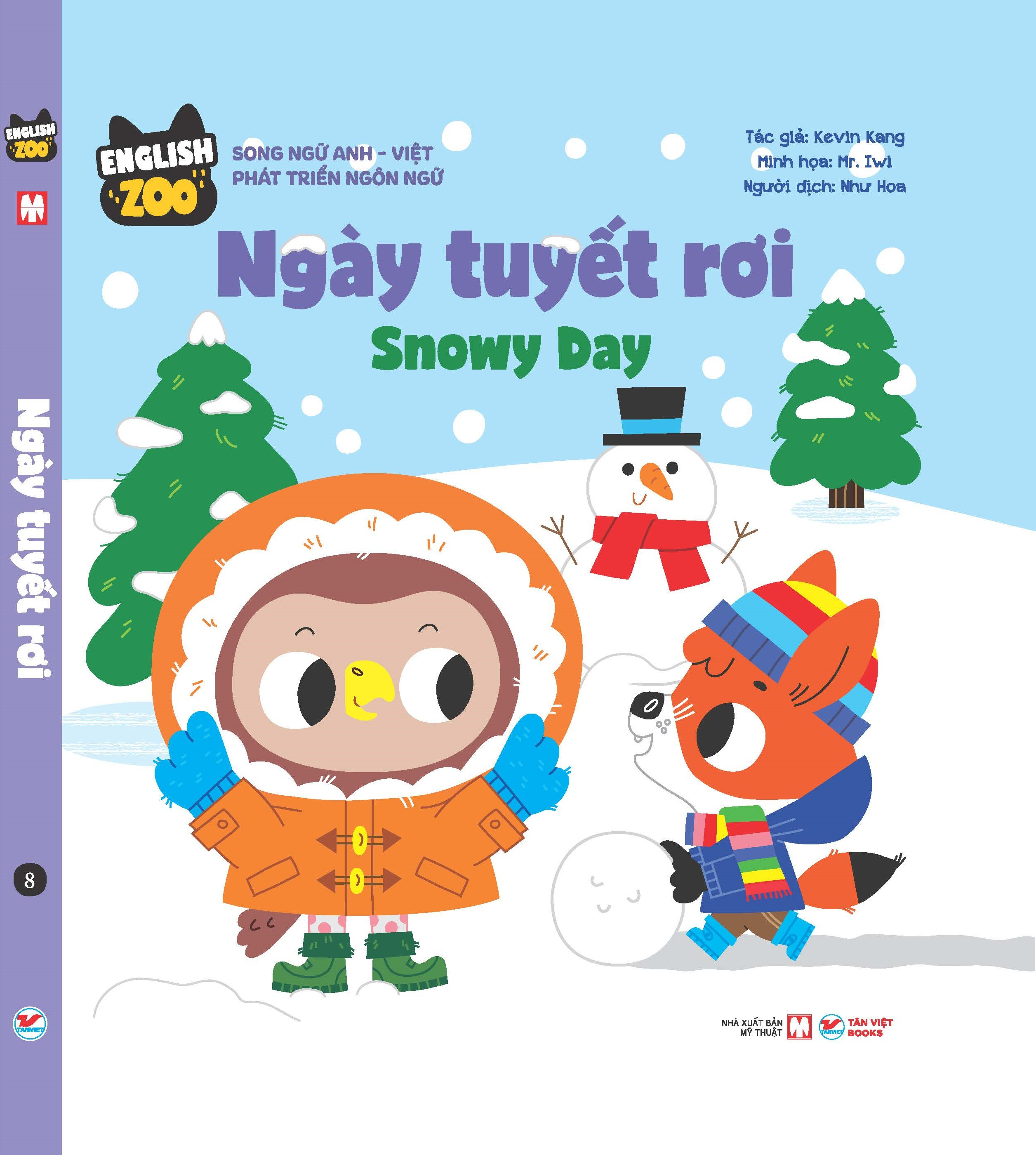 english zoo - ngày tuyết rơi - snowy day