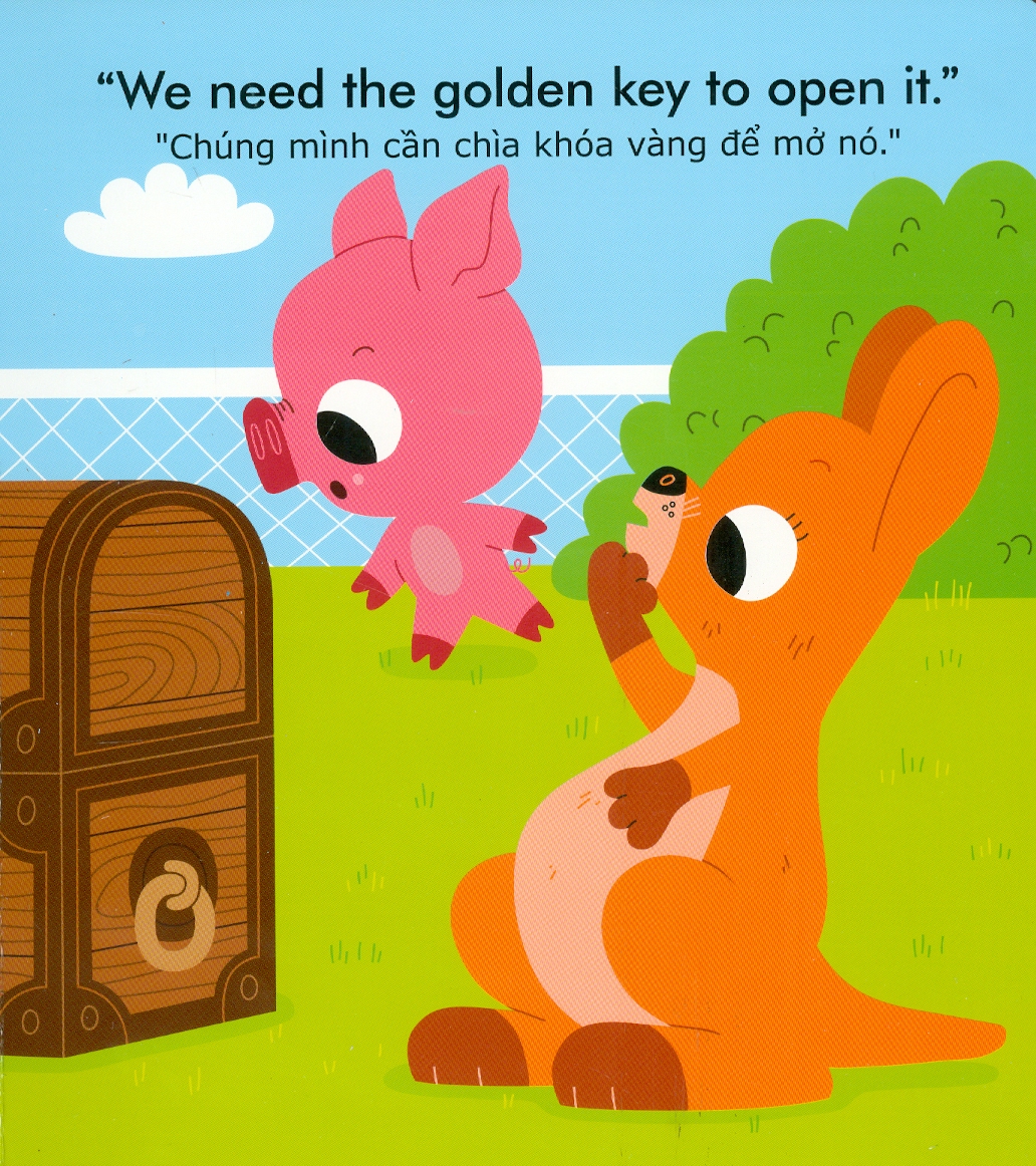 english zoo - song ngữ anh-việt phát triển ngôn ngữ - đi tìm chìa khóa vàng - finding golden key