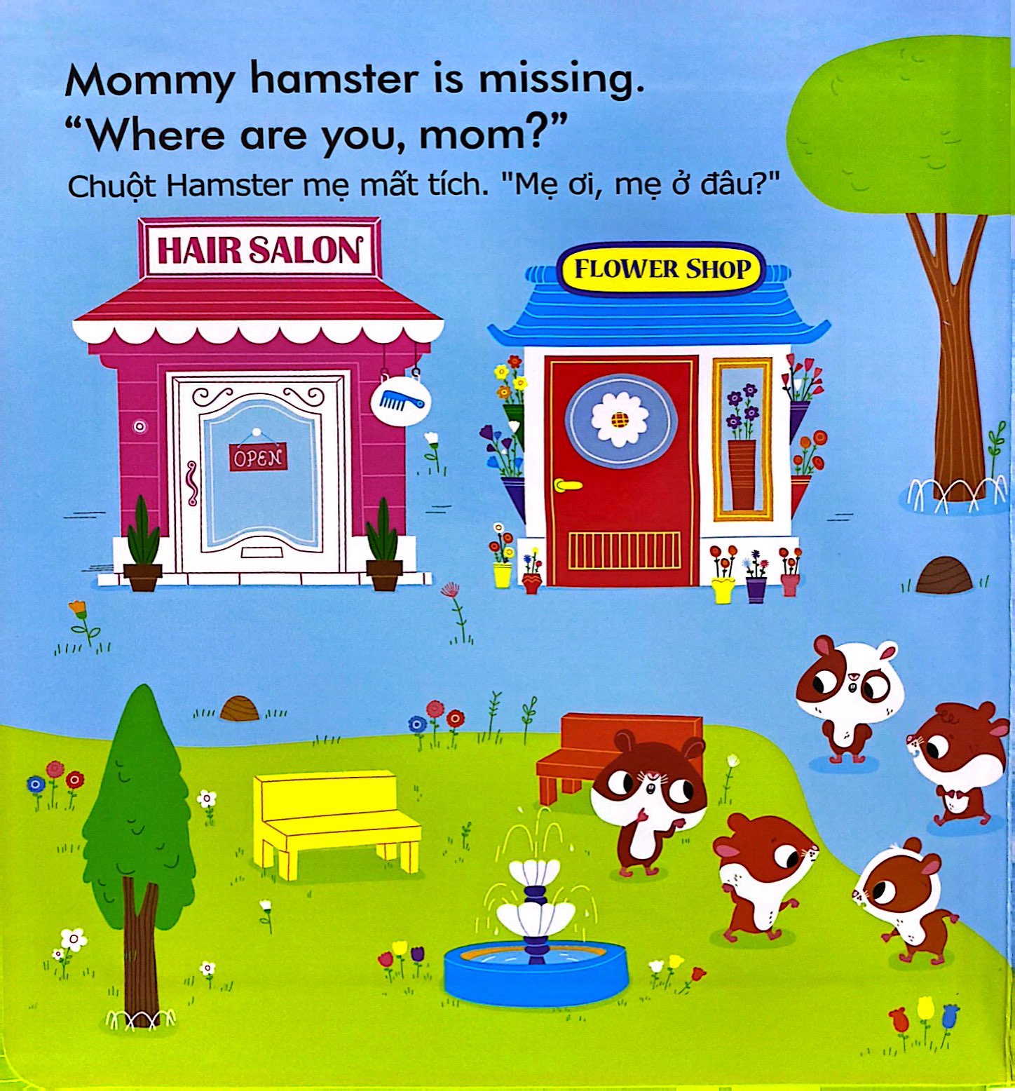 english zoo - song ngữ anh-việt phát triển ngôn ngữ - mẹ ơi, mẹ có ở đây không? - mom, are you here?