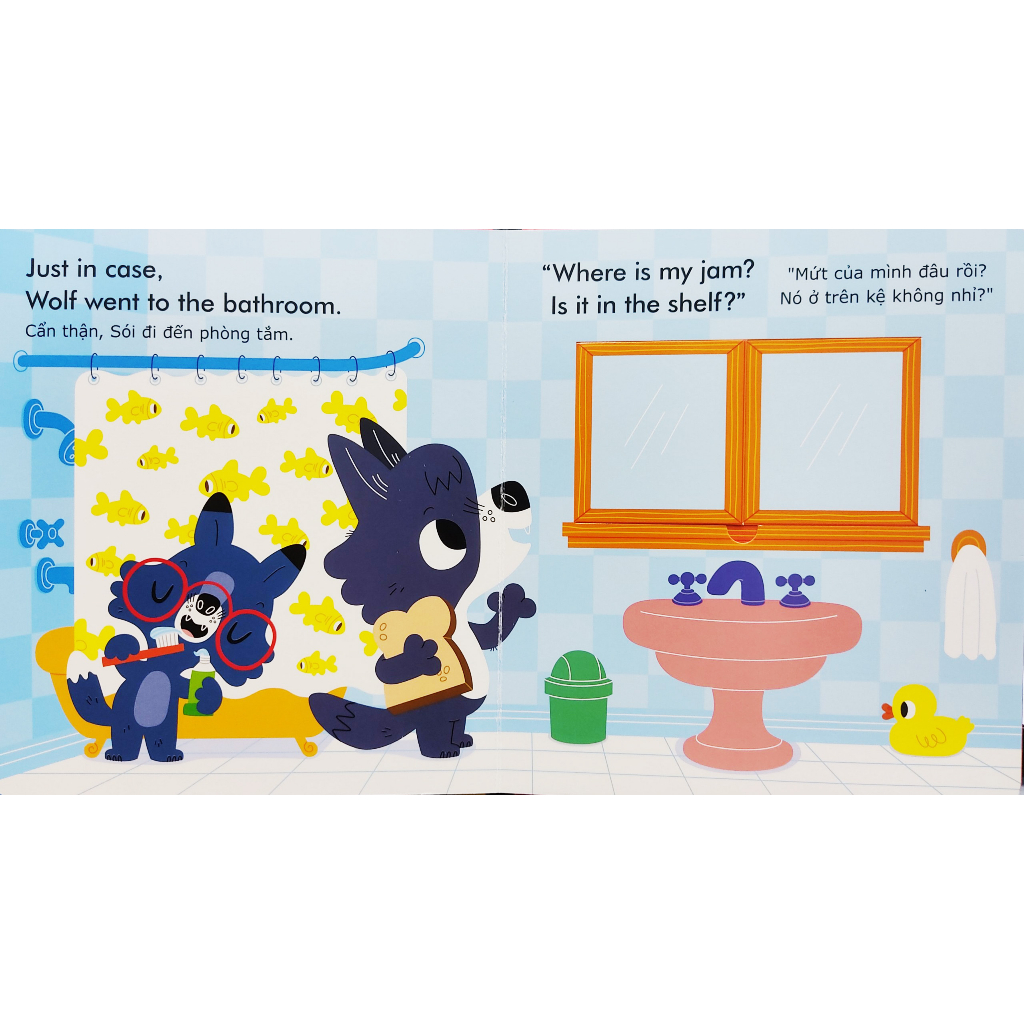 english zoo - song ngữ anh-việt phát triển ngôn ngữ - mứt của sói mất rồi - wolfℹs jam is missing