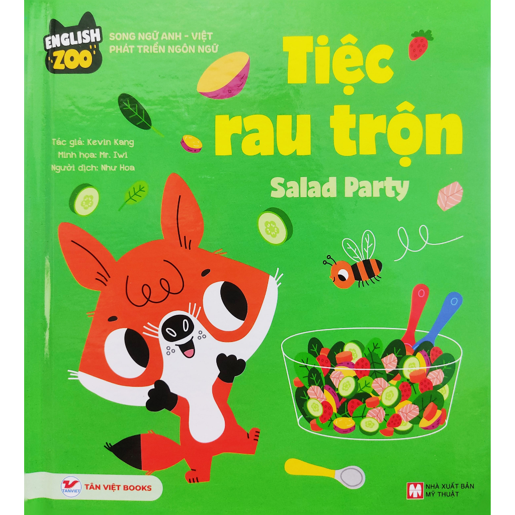 english zoo - song ngữ anh-việt phát triển ngôn ngữ - tiệc rau trộn - salad party