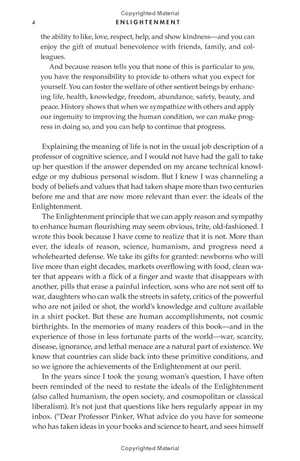 enlightenment now: the case for reason, science, humanism, and progress