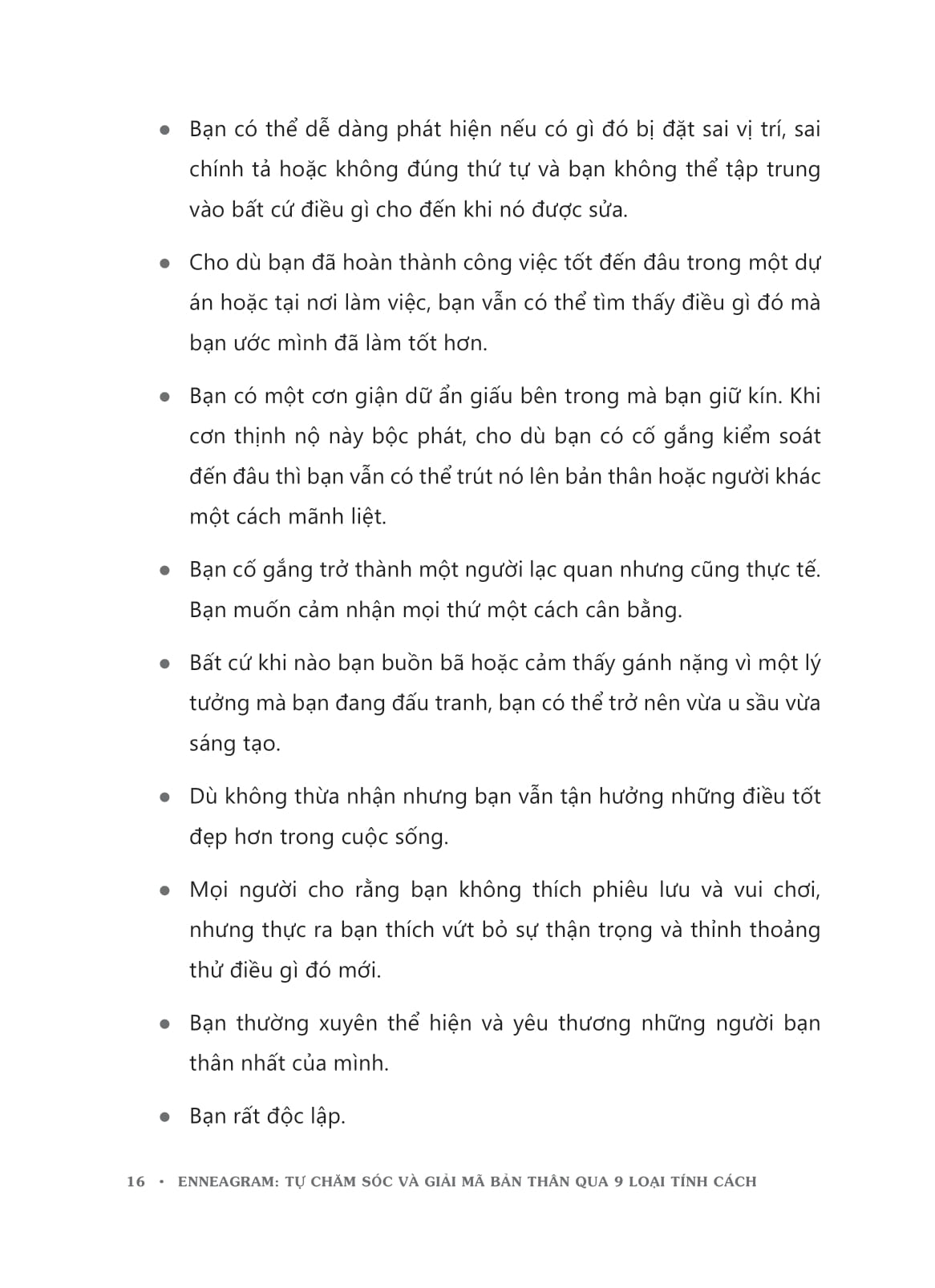 enneagram - tự chăm sóc và giải mã bản thân qua 9 loại tính cách