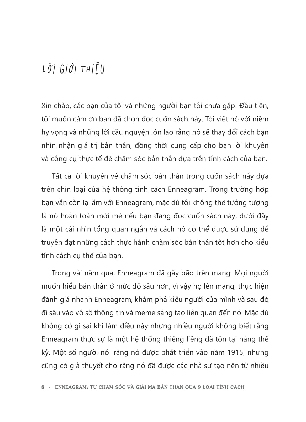 enneagram - tự chăm sóc và giải mã bản thân qua 9 loại tính cách