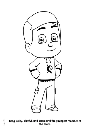 eone pj masks deluxe poster paint & color