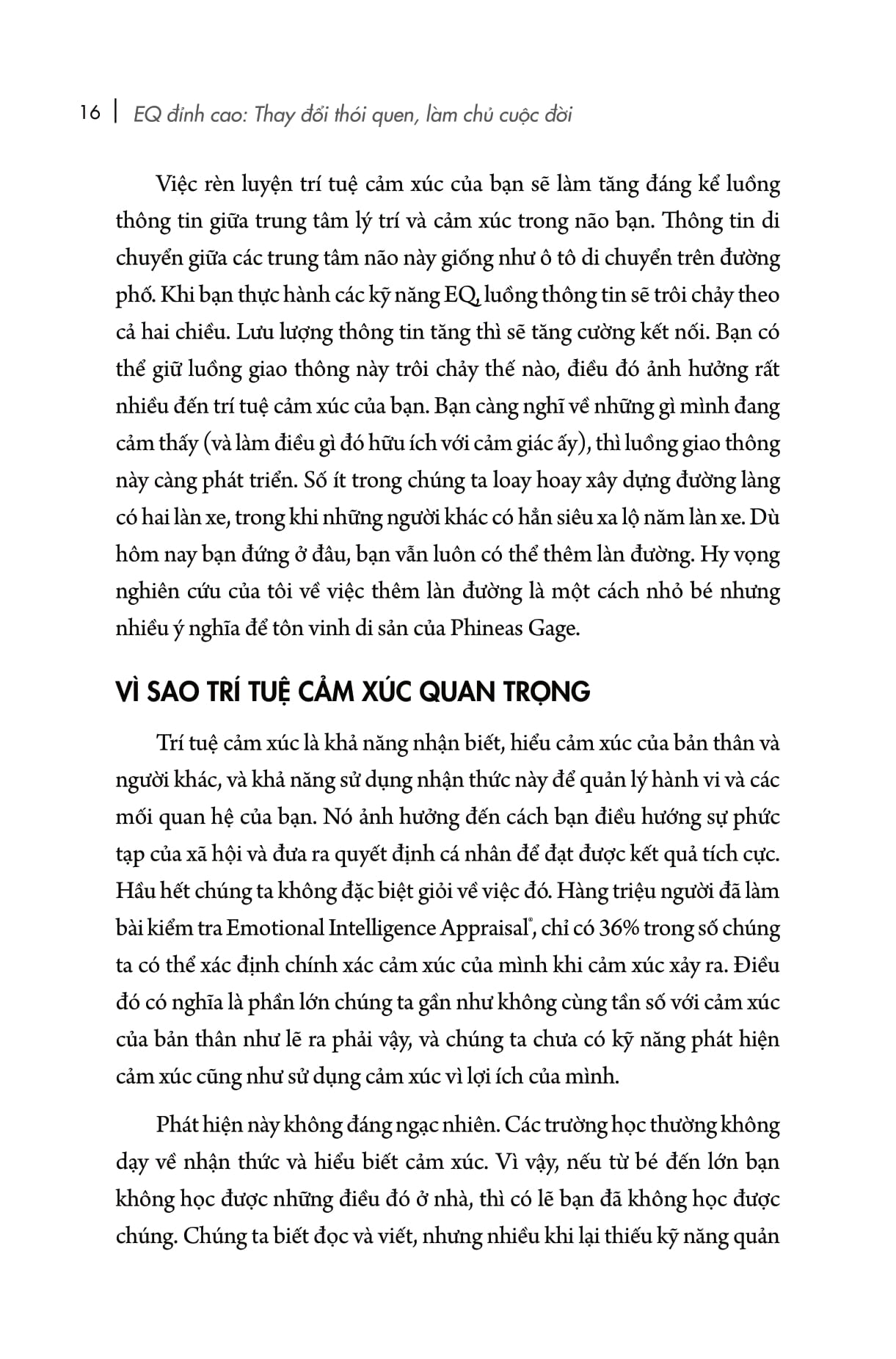 eq đỉnh cao - emotional intelligence habits - thay đổi thói quen, làm chủ cuộc đời