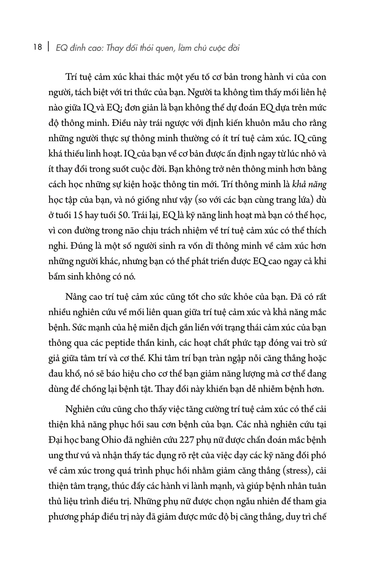 eq đỉnh cao - emotional intelligence habits - thay đổi thói quen, làm chủ cuộc đời