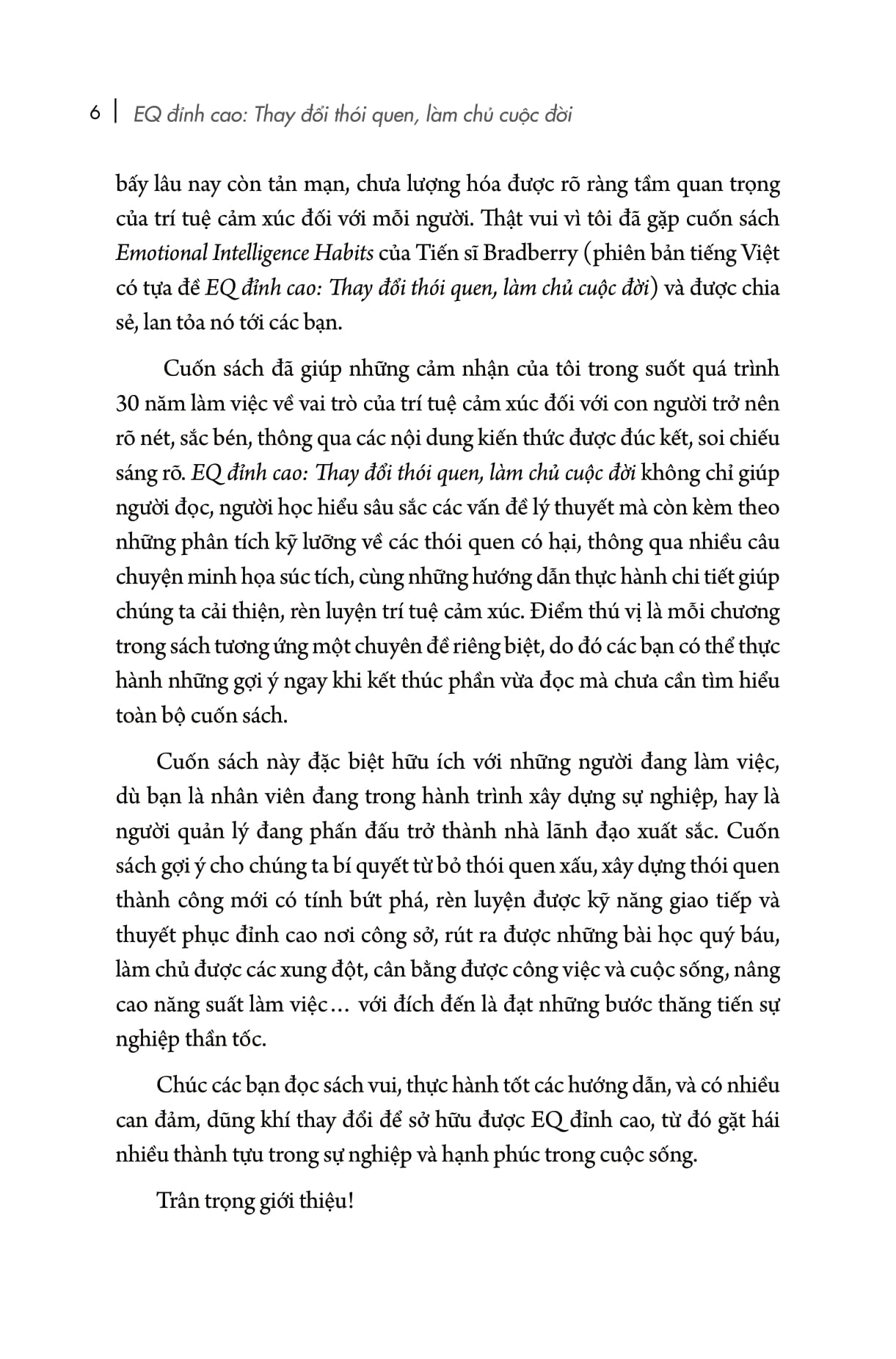 eq đỉnh cao - emotional intelligence habits - thay đổi thói quen, làm chủ cuộc đời