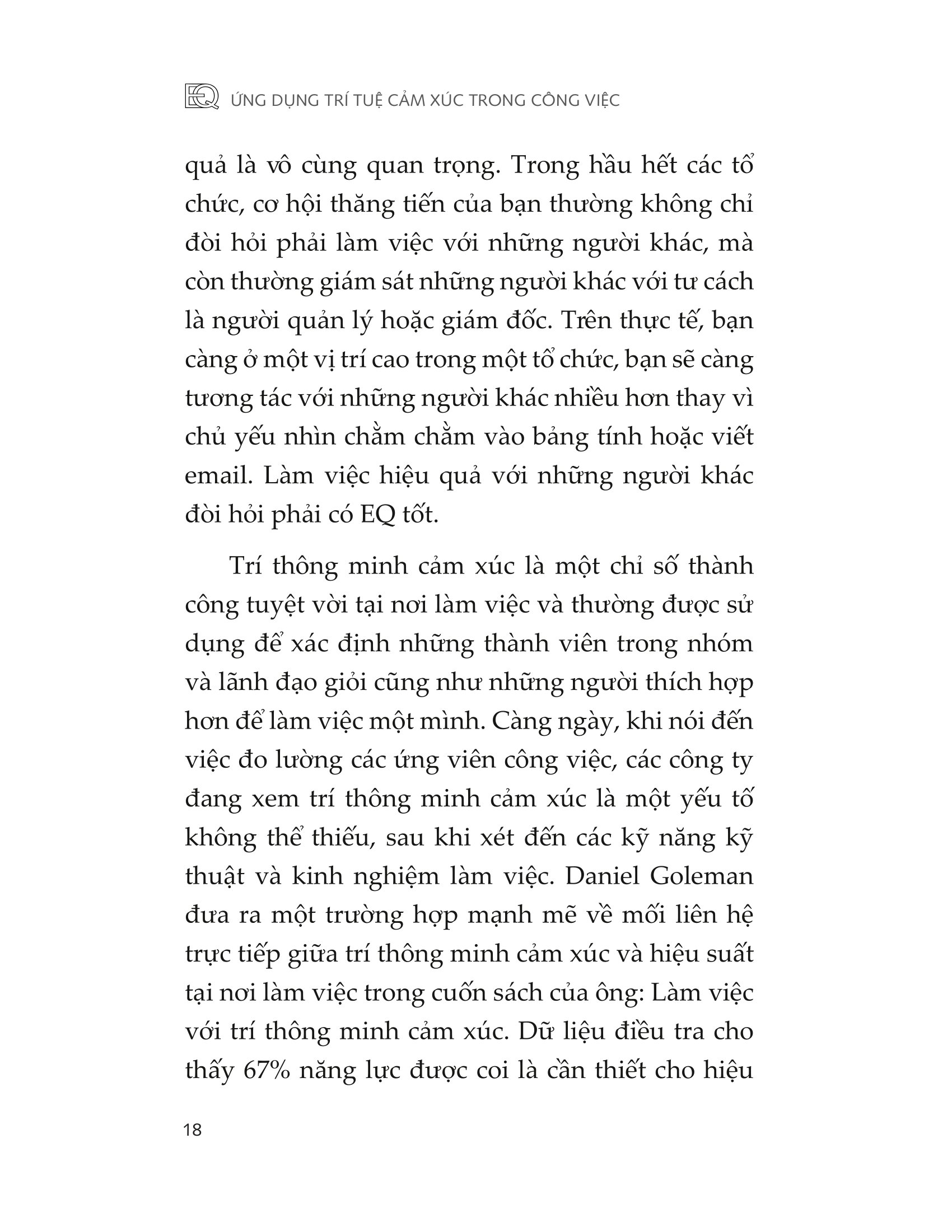eq - ứng dụng trí tuệ cảm xúc trong công việc