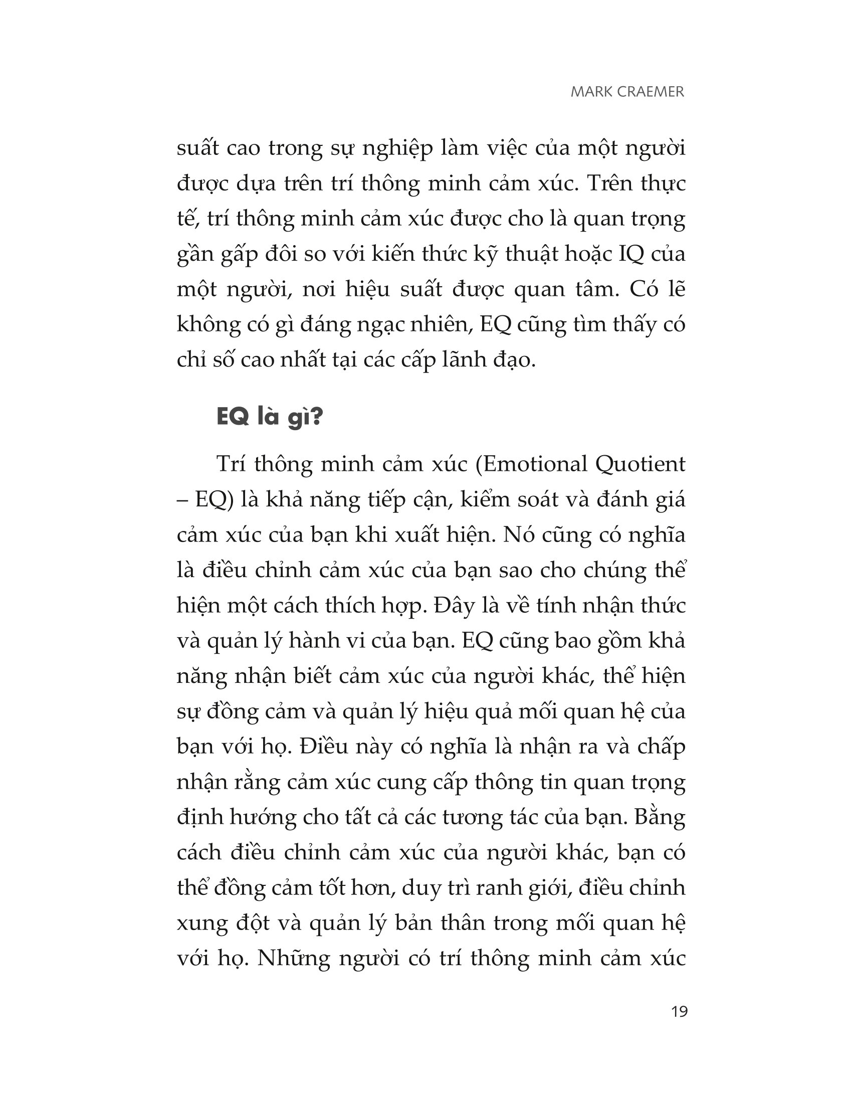 eq - ứng dụng trí tuệ cảm xúc trong công việc