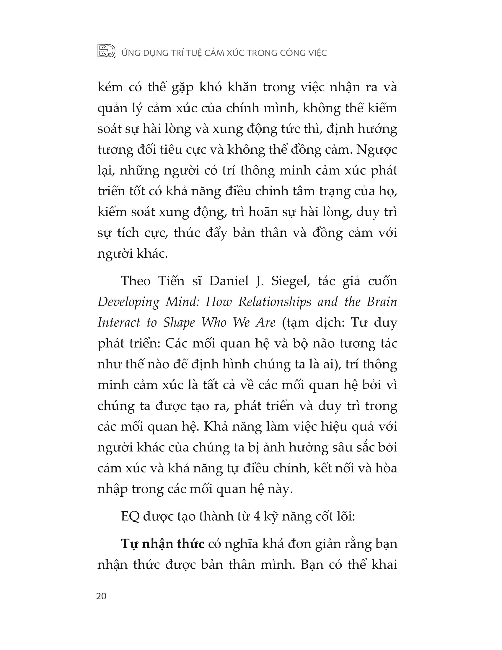 eq - ứng dụng trí tuệ cảm xúc trong công việc