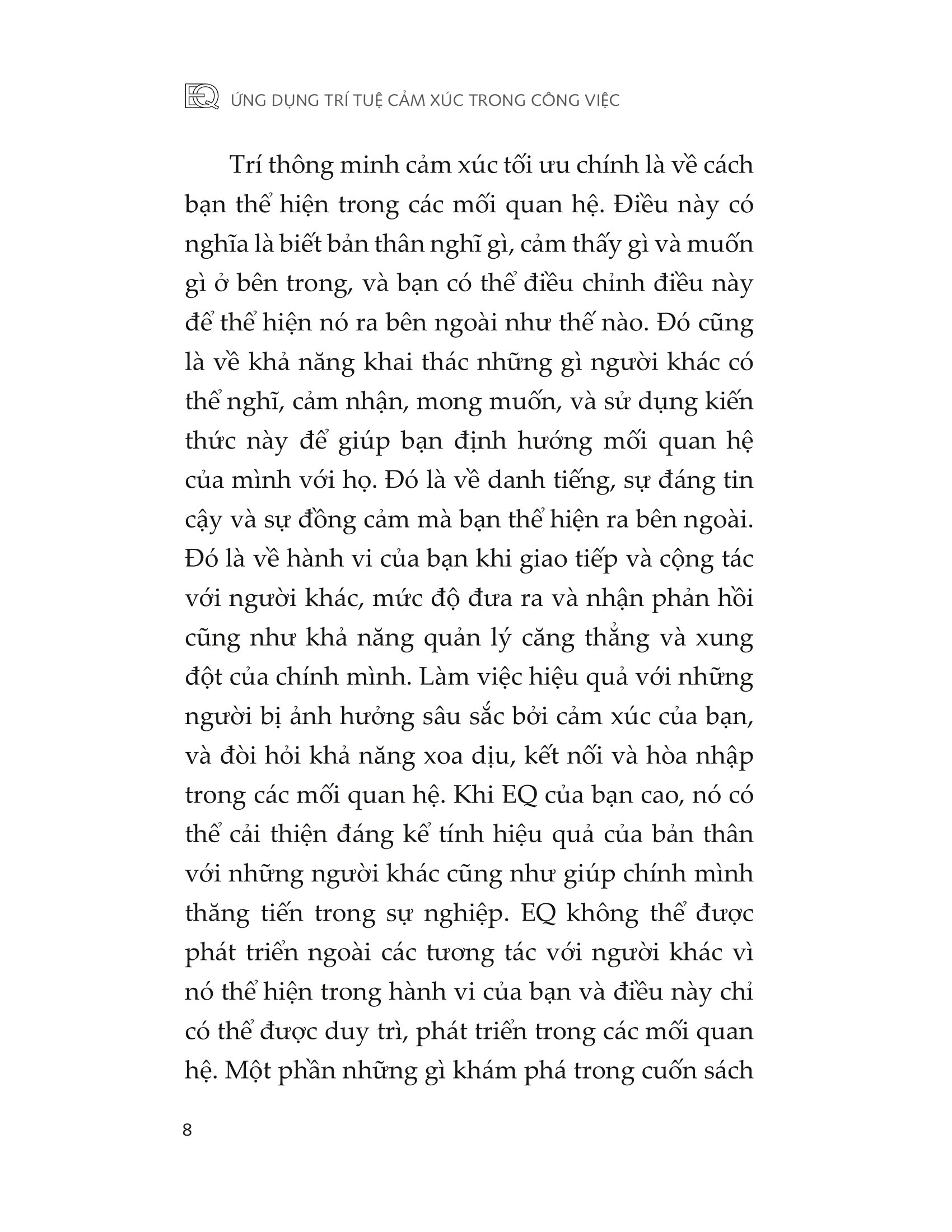 eq - ứng dụng trí tuệ cảm xúc trong công việc