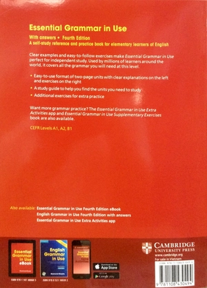 essential grammar in use book with answers fahasa reprint edition: a self-study reference and practice book for elementary learners of english