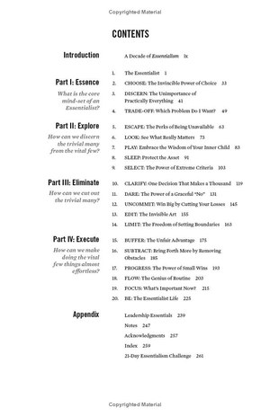 essentialism - the disciplined pursuit of less