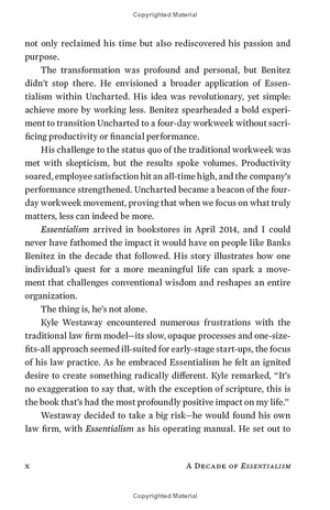 essentialism - the disciplined pursuit of less