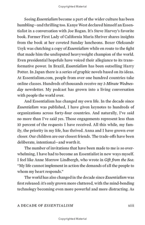 essentialism - the disciplined pursuit of less