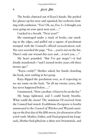 eva evergreen, semi-magical witch