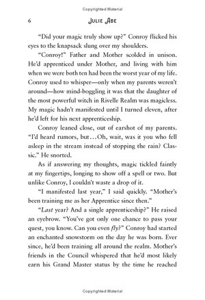 eva evergreen, semi-magical witch