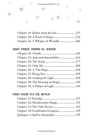 eva evergreen, semi-magical witch