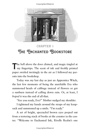 eva evergreen, semi-magical witch