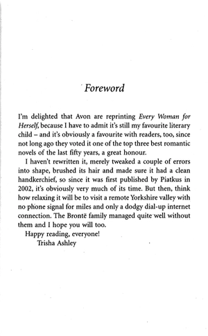 every woman for herself