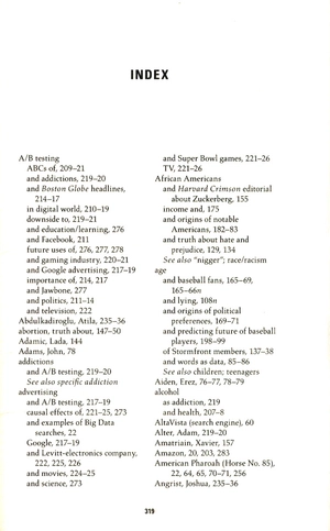 everybody lies - what the internet can tell us about who we really are