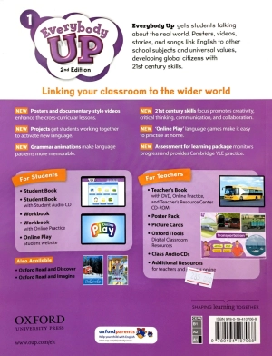 everybody up 2e 1: student book with cd pack