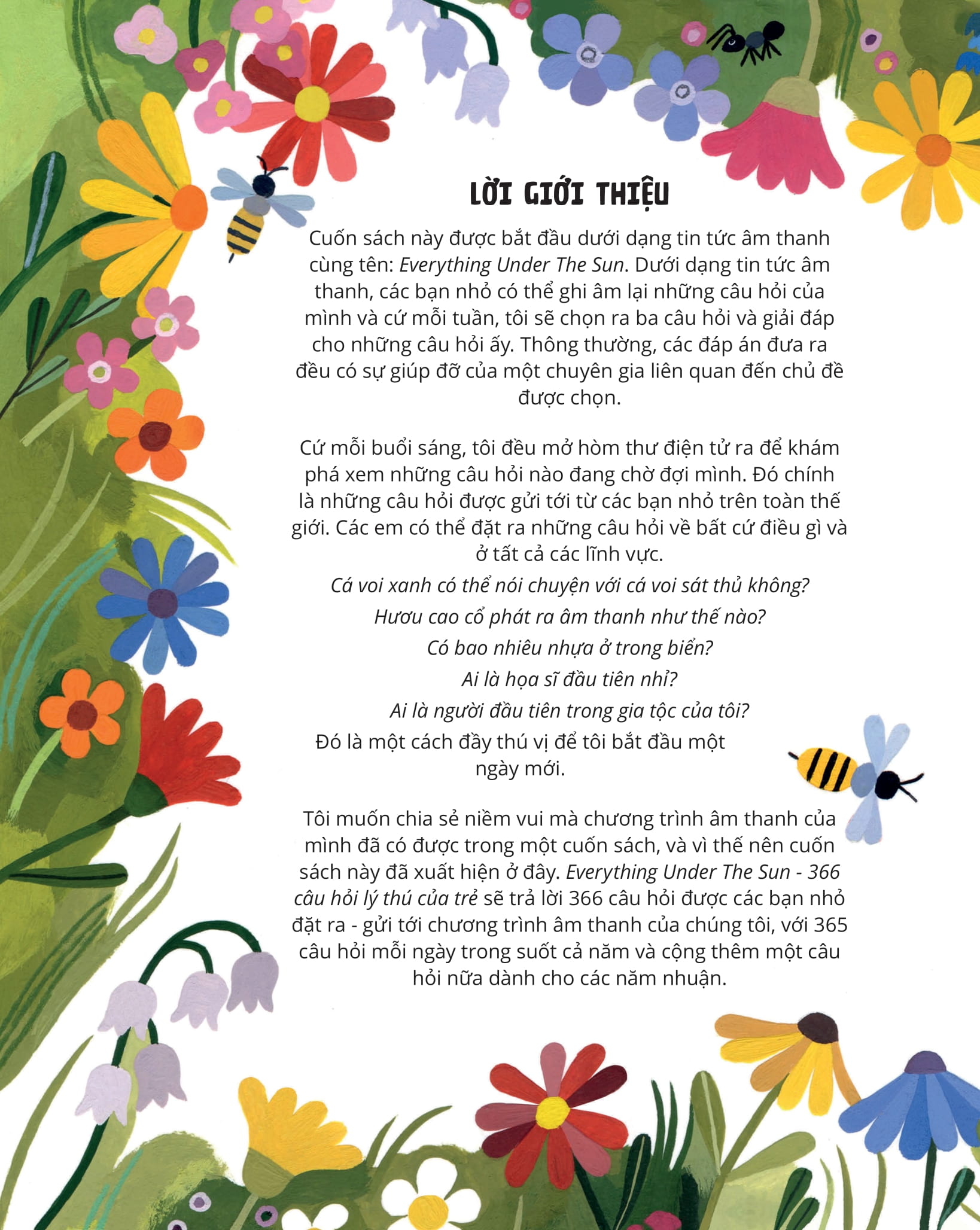 everything under the sun - 366 câu hỏi lý thú của trẻ