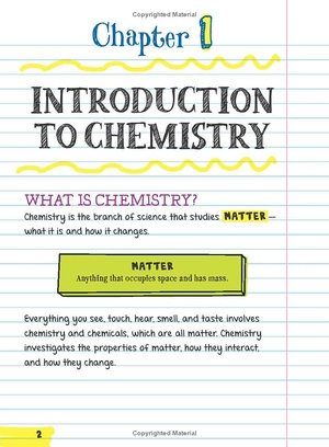 everything you need to ace chemistry in one big fat notebook