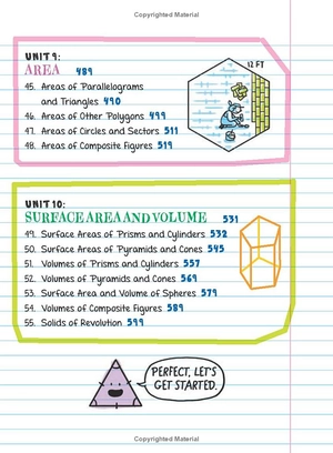 everything you need to ace geometry in one big fat notebook