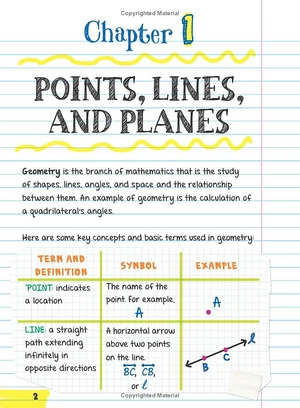 everything you need to ace geometry in one big fat notebook