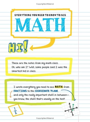 everything you need to ace math in one big fat notebook