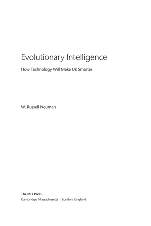evolutionary intelligence