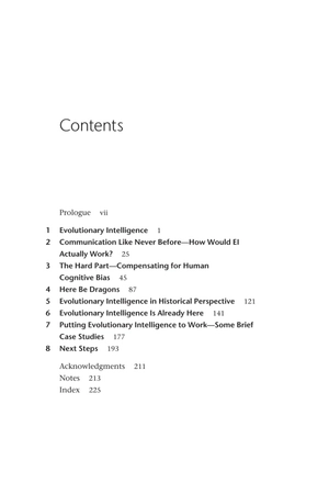 evolutionary intelligence