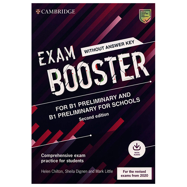 exam booster - for b1 preliminary and b1 preliminary for schools without answer key with audio for the revised 2020 exams