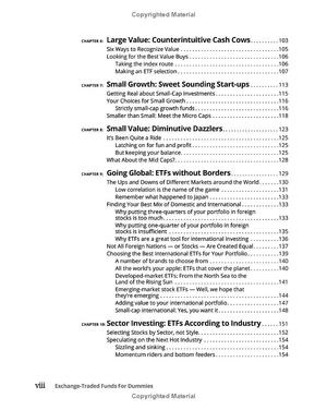 exchange-traded funds for dummies 3rd edition