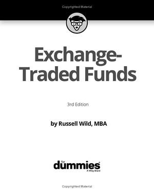 exchange-traded funds for dummies 3rd edition