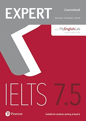 expert ielts 7.5 coursebook with online audio and myenglishlab pin pack