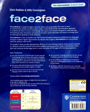 face2face pre-int sb fahasa reprint edition
