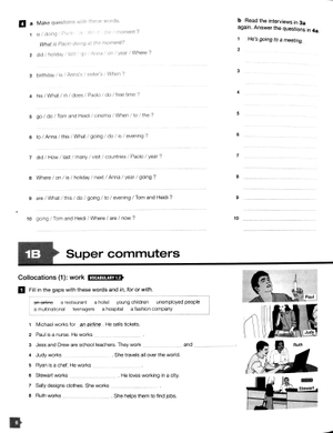 face2face pre-intermediate workbook with key