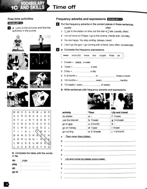 face2face pre-intermediate workbook with key