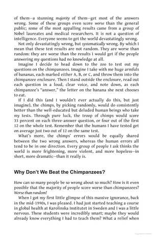 factfulness: ten reasons we're wrong about the world - and why things are better than you think