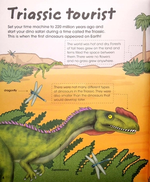 factivity meet the dinosaurs - book, magnets and board