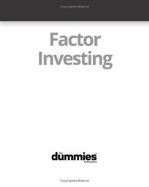 factor investing for dummies