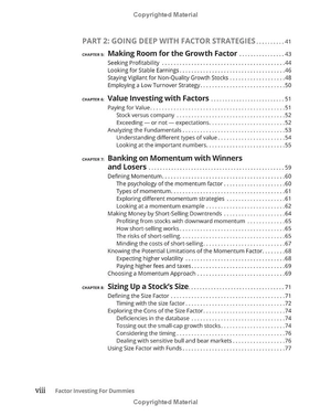 factor investing for dummies