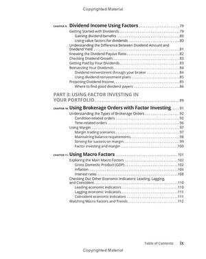 factor investing for dummies