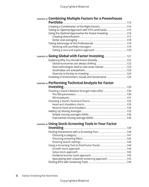 factor investing for dummies