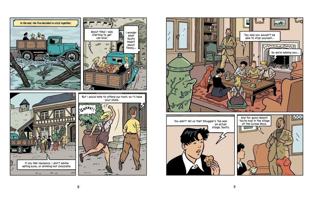 Famous Five Graphic Novel - Five Go To Smuggler's Top