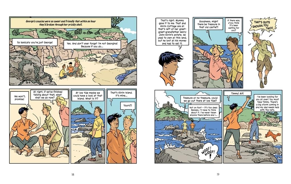 Famous Five Graphic Novel - Five On A Treasure Island